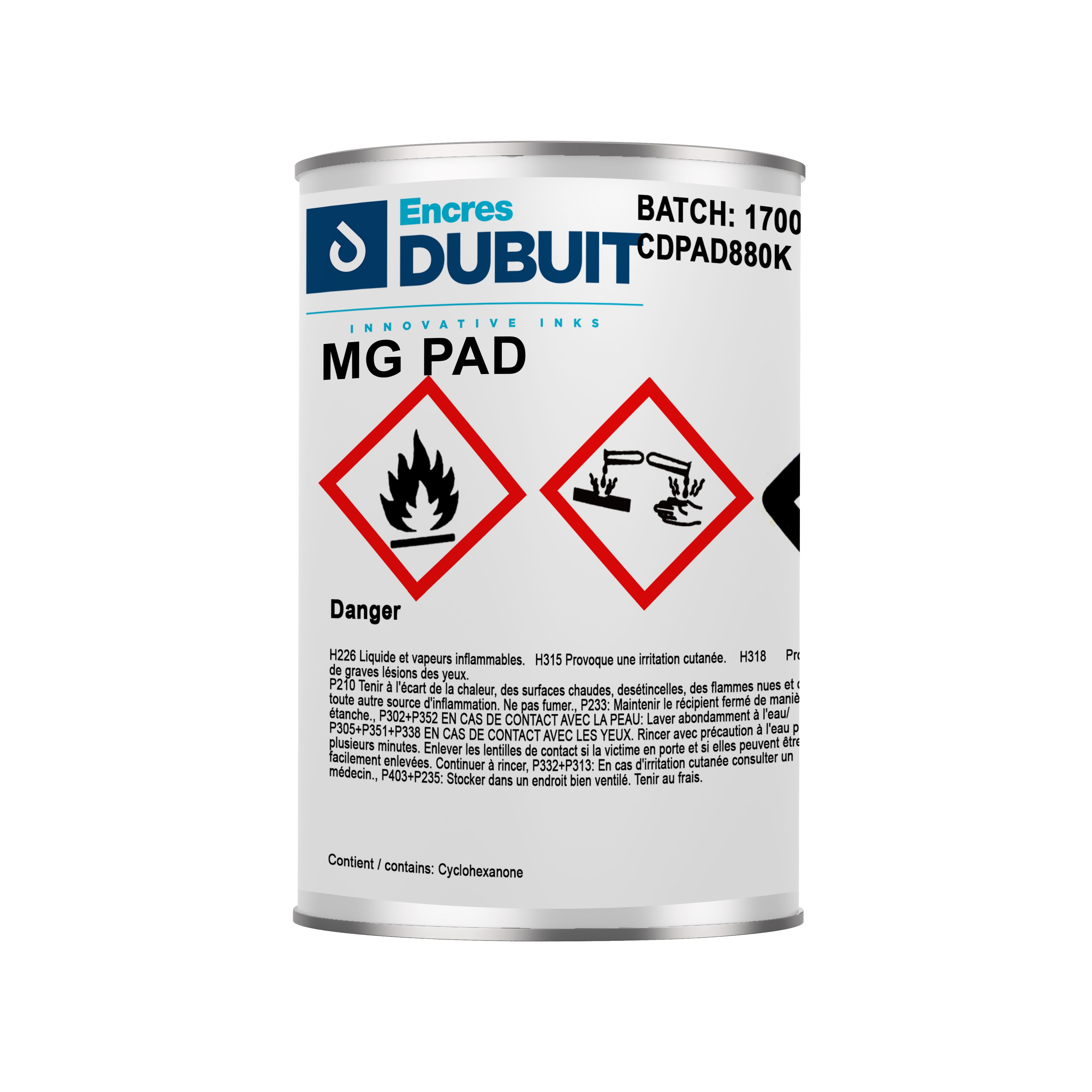 Encreas Dubuit Inks India, European Inks, MG-Pad series