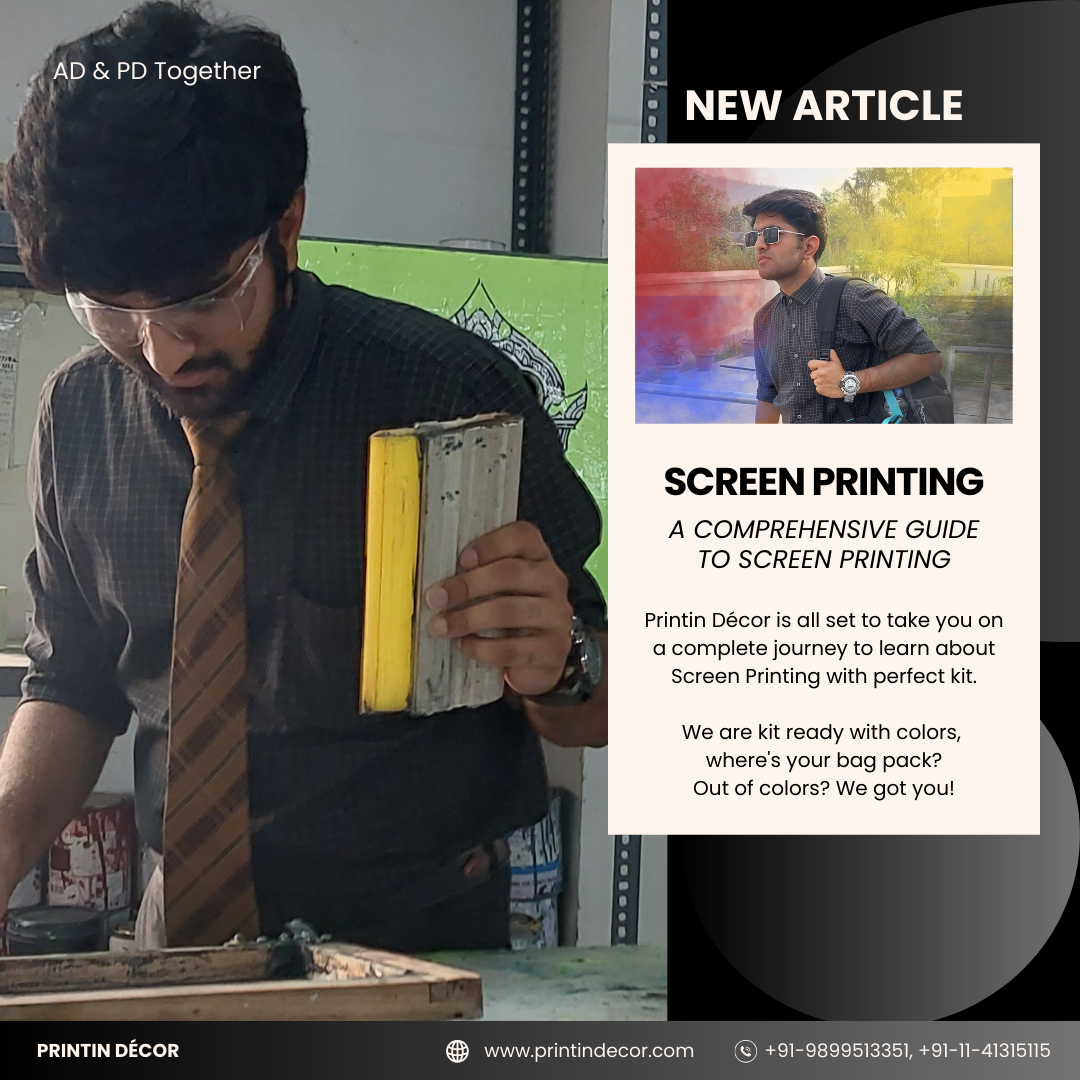 What is screen printing? How to do screen printing? - Printin Decor