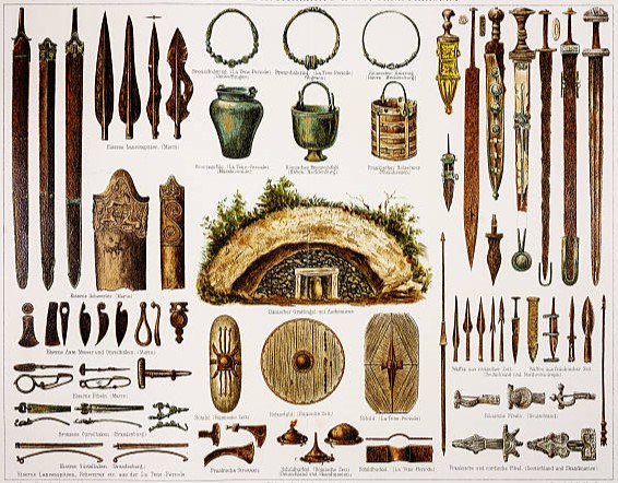 Ancient Iron Engraving Tools