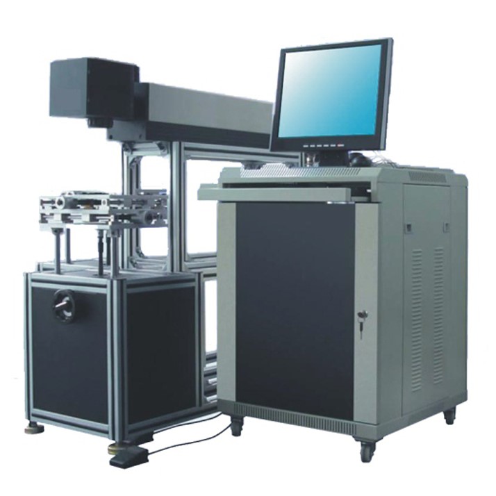 CO₂ Laser Marking Machine w/ Rotary indexer (COR Series)