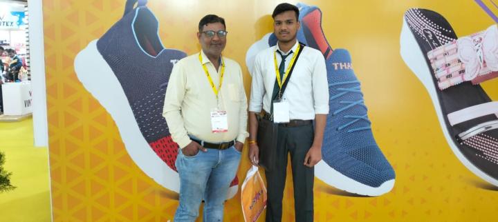 Printin Decor members at footwear india expo 2023